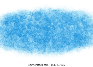 pastel color winter blue ice abstract or natural grunge watercolor paint background, vector illustration
