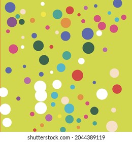 Pastel Color Yellow Rainbow Play Purple Textile. White Red Turquoise Indigo Colorful Pattern. Orange Green Polka Dots Blue Circles Design Pic. Dark Multicolor Children Pink Kids Background.