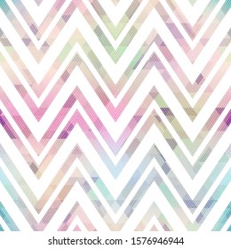 Pastel color zigzag seamless pattern.
