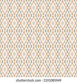 Pastel colored abstract background in boho chic style. Seamless pattern with aztec stylized repeating elements.
