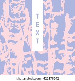 pastel colored abstract coral background pattern with text label on top