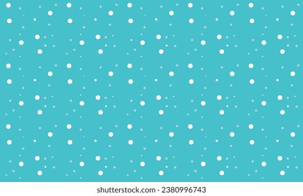 Pastel Colored Abstract Snowing Background - Pixel Perfect Seamless Pattern