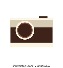 Pastel colored camera is suitable for a product icon