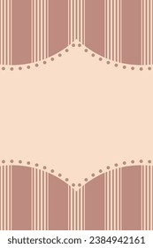 Pastellfarbene Kartenvorlage mit Kopienraum für Text. Minimalistisches geometrisches Design für Hochzeitseinladung, Visitenkarte, Modeheader, Plakate, Geburtstag, Jubiläum usw. 