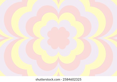 Pastel colored colorful clover background material