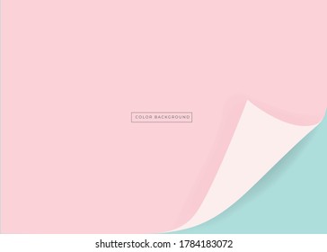 pastel colored folded paper vector background