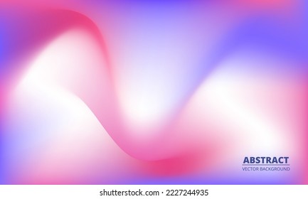 Pastel colored holographic background. Abstract liquid colorful gradient creative banner. Blurred multicolored soft blend color gradation minimalist background. Vector illustration EPS10.