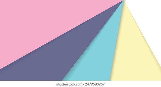 Pastel colored paper abstract paper texture for background. Abstract image of Stacked paper in pastel color background. Background image in pastel colors paper.	
