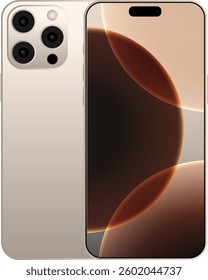 pastel colored phone vector image