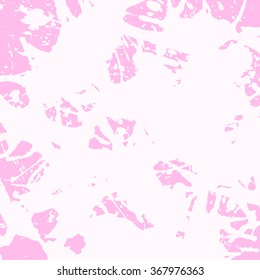 Pastel colored pink artistic paint splashes, square format.