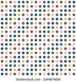 pastel colored polka dot pattern