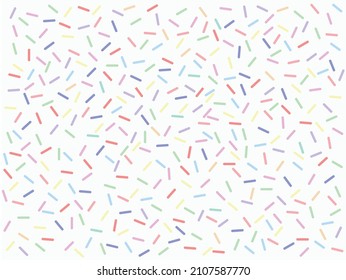 Pastel colored streaks spread over a continuous area on a white background. Suitable for wrapping paper, wallpaper, fabric, backdrop and etc. (EPS)