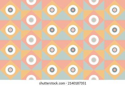 pastellfarbenes, geometrisches Hintergrundmuster