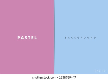 Pastel colorful geometric elements abstract background papercut style
