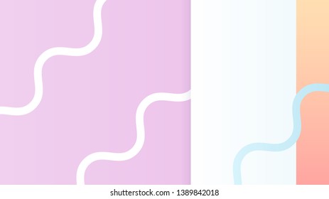 Pastel colorful geometric elements pattern abstract background