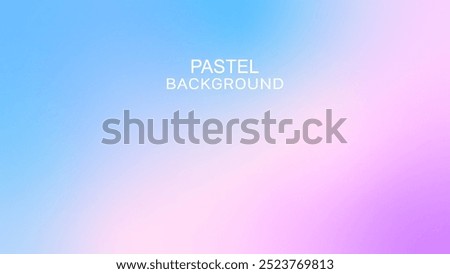 Pastel Colorful Gradient Background. Blue Pink and Purple Color Gradation. Grainy Noise Texture. Design for Template, Social Media, Trendy, Vintage, Brochure, Banner