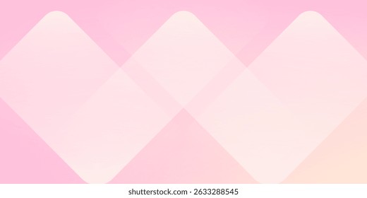 Pastel colorful, modern minimalist, abstract banner background. Geometric Pink and yellow gradation background. Ideal for banners, brochures, digital art, branding and presentation