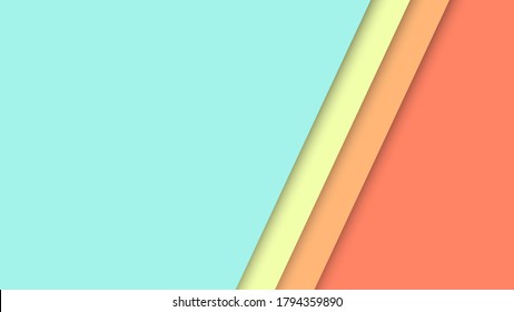 Pastel Colorful paper sheet background vector illustration best for background, branding and wallpaper backdrop, flat lay