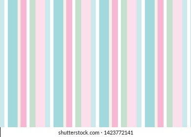 Pastel colorful Pattern stripes vertical seamless background.vector illustration.