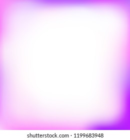 Pastel  colorful soft light and blur frame with empty space. Abstract beautiful background vector.