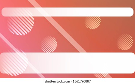 Pastel ColorGradient Background with Line, Circle. For Your Graphic Design, Banner. Vector Illustration