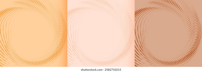pastel colors abstract halftone pattern background design 