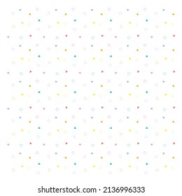 Pastel colors abstract pattern and seamless.Triangle flag and geometric wallpaper background.