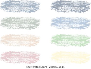 pastel colors abstract splatter design brush strokes set