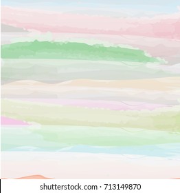 Pastel colors background water color style  vector illustration 