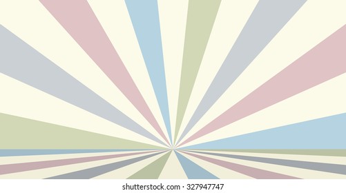 Pastel colors burst vector background.