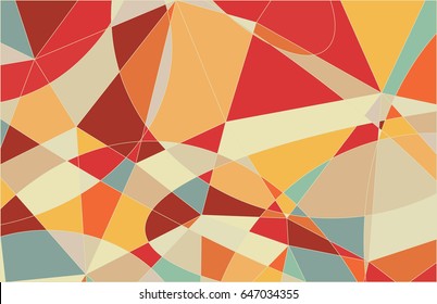 Pastel Colors Mosaic Pattern Stock Image