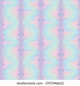 A pastel colors ogee seamless vector pattern