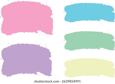 pastel colors palette abstract brush strokes background