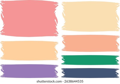 pastel colors palette abstract decorative brush strokes background