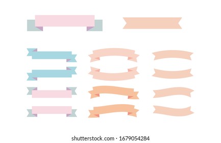 Cute Ribbon Vector Art & Graphics