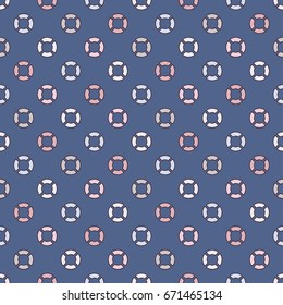 Pastel colors seamless pattern with repeated circles. Bubble motif. Geometric abstract background. Modern style surface texture. Digital paper, textile print, page fill. Vector illustration