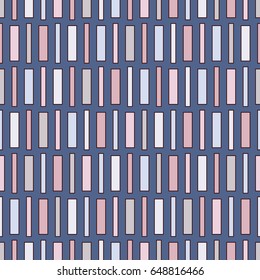 Pastel colors vertical lines background. Seamless surface pattern with geometric ornament. Stripes motif. Abstract wallpaper. Modern style digital paper for textile print, page fill. Vector art