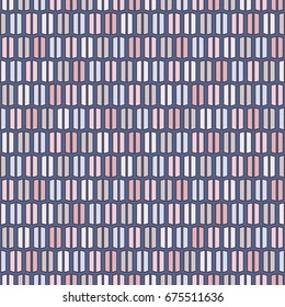 Pastel colors vertical lines background. Minimalist wallpaper. Seamless surface pattern with geometric ornament. Stripes motif. Modern style digital paper for textile print, page fill. Vector art