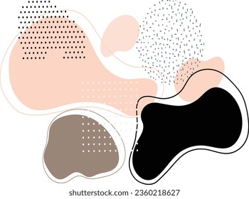fondo de color pastel, fondo vectorial. colorido en tonos pastel. vector de fondo dibujado a mano abstracto. diseño moderno de fondo de pantalla de color mínimo 