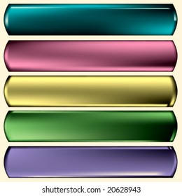 pastel coloured vector banners