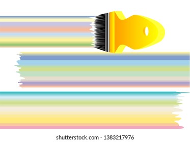 pastel colours. abstract backgroud with yellow brush