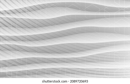 Pastel Cover Geometric Layout Background. Light Minimal Halftone Template Design. White Creative Design Shape Wallpaper. Bright Vintage Pattern Gradient Background.