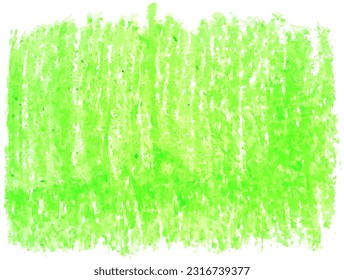 Pastel crayon texture background with green color.
