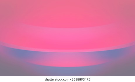 Pastel curve rhythm color abstract empty banner vector background
