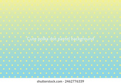 Pastel cute Polka dot background