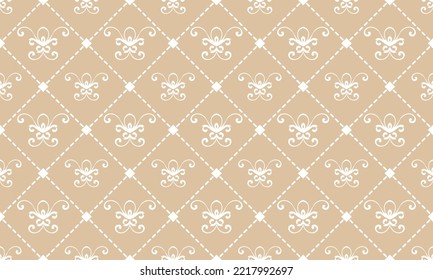 Pastel Damask pattern sheets vector seamless background wallpaper Fleur de Lis pattern African Digital texture Design for print printable fabric saree border.