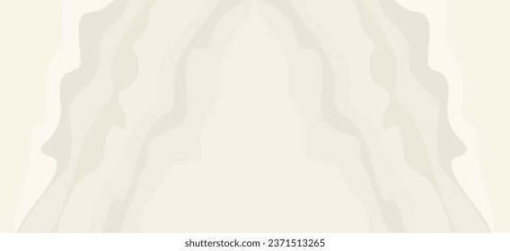 Pastel delicate background. Curvy backdrop. Schematic representation of rock formation. [Vector]