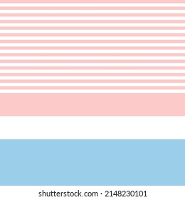Pastel Double striped seamless pattern design for fashion textiles and graphics
