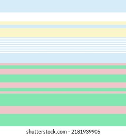 Pastel Double gestreift nahtloses Design für Modetextilien und Grafiken