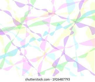 Colores Pastel De Pascua Resumen Vector De Ondas De Swirl